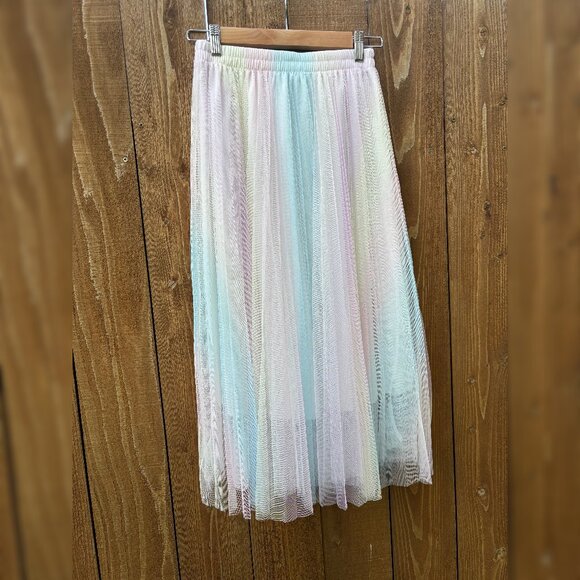 Adora Pastel Rainbow Skirt - Picture 1 of 4